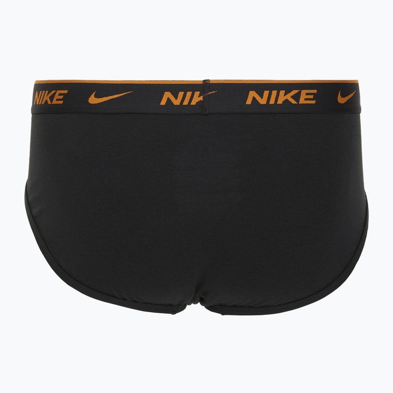 Férfi Nike Everyday Cotton Stretch alsónadrág 3 pár fekete light crimson/desert okkers/fekete wb 5