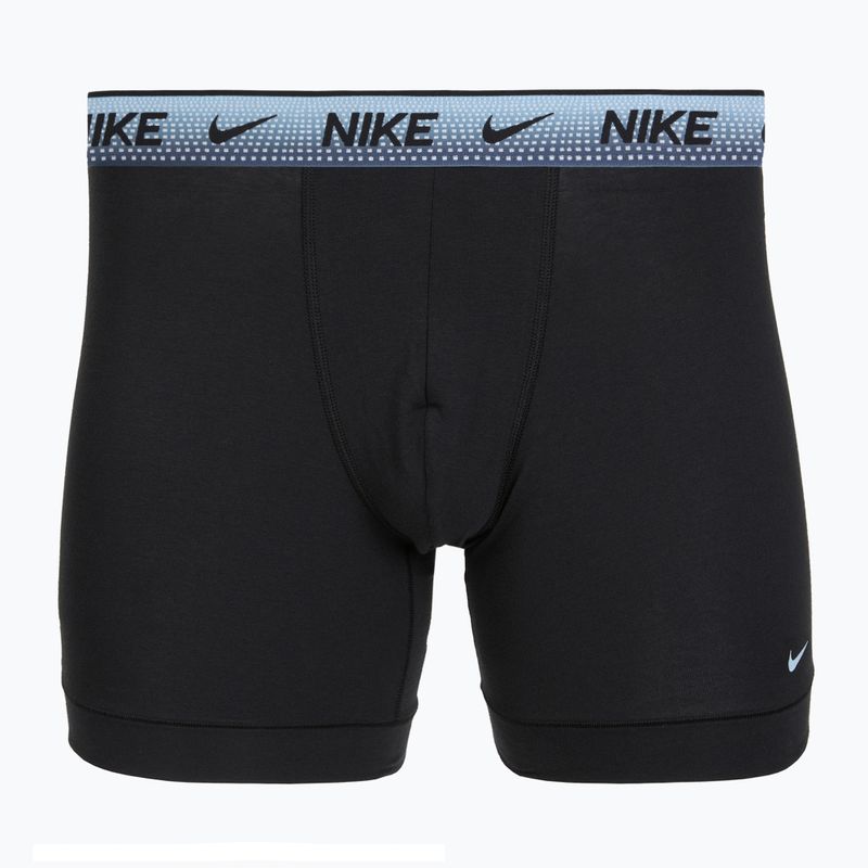 Férfi boxer nadrág Nike Essential Cotton Stretch 3 pairs blue dawn 2