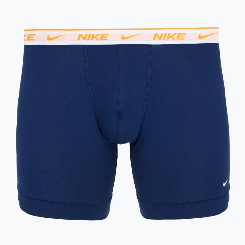 Férfi boxer nadrág Nike Essential Cotton Stretch 3 pairs blue graphite 2