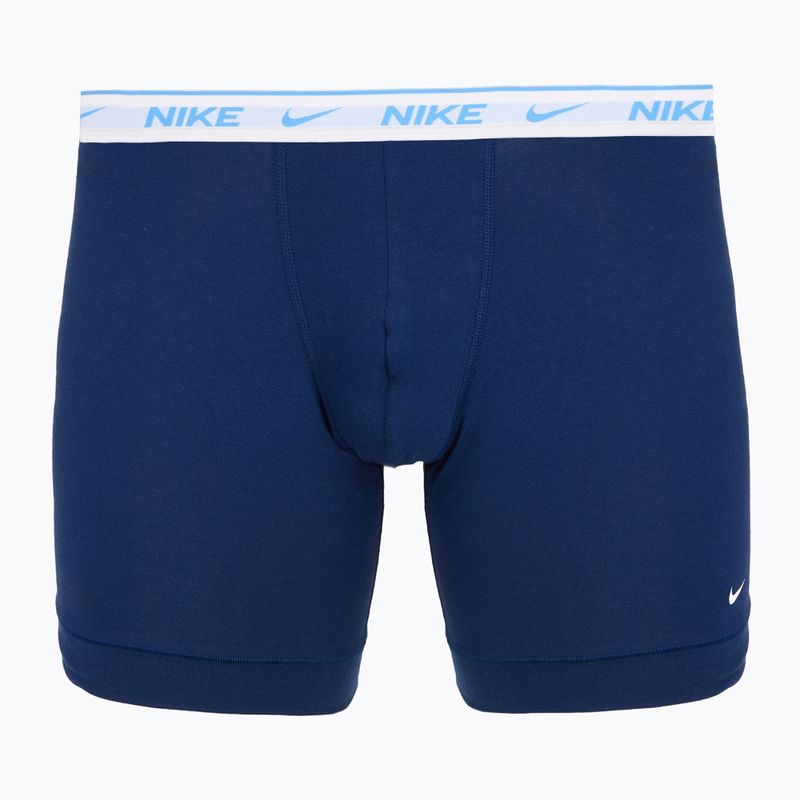 Férfi boxer nadrág Nike Essential Cotton Stretch 3 pairs blue graphite 4