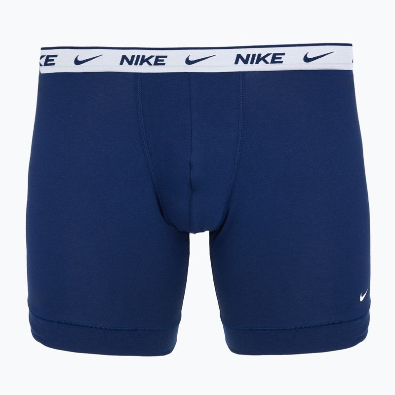 Férfi boxer nadrág Nike Essential Cotton Stretch 3 pairs blue graphite 5