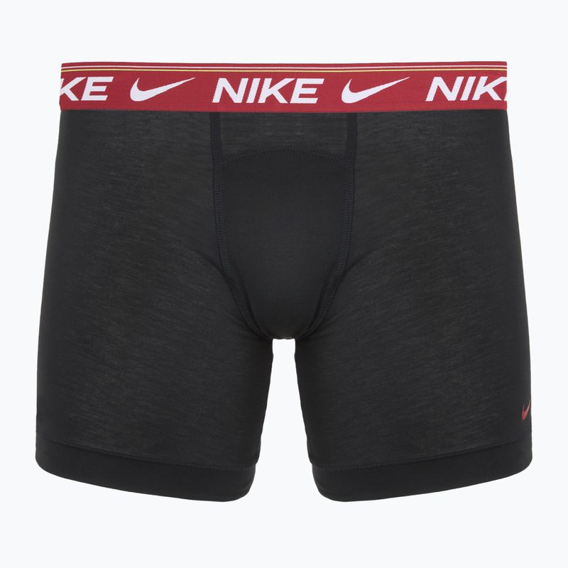 Férfi boxeralsók Nike Dri-FIT Ultra Comfort 3 pairs black/team crimson/dark raisin/black 2