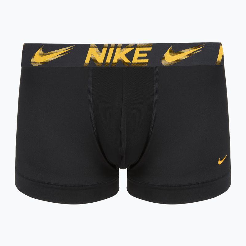 Férfi boxeralsók Nike Dri-Fit Essential Micro Trunk 3 pairs black/game royal/malachite/un gold/zoom wb 2