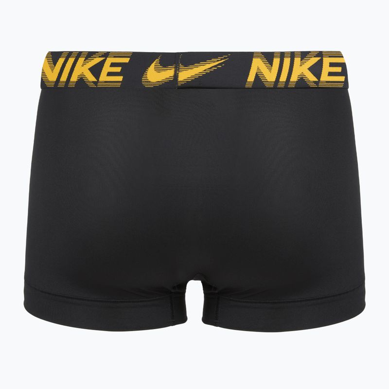 Férfi boxeralsók Nike Dri-Fit Essential Micro Trunk 3 pairs black/game royal/malachite/un gold/zoom wb 3