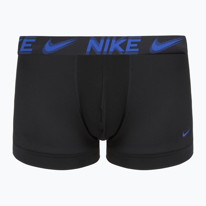 Férfi boxeralsók Nike Dri-Fit Essential Micro Trunk 3 pairs black/game royal/malachite/un gold/zoom wb 6