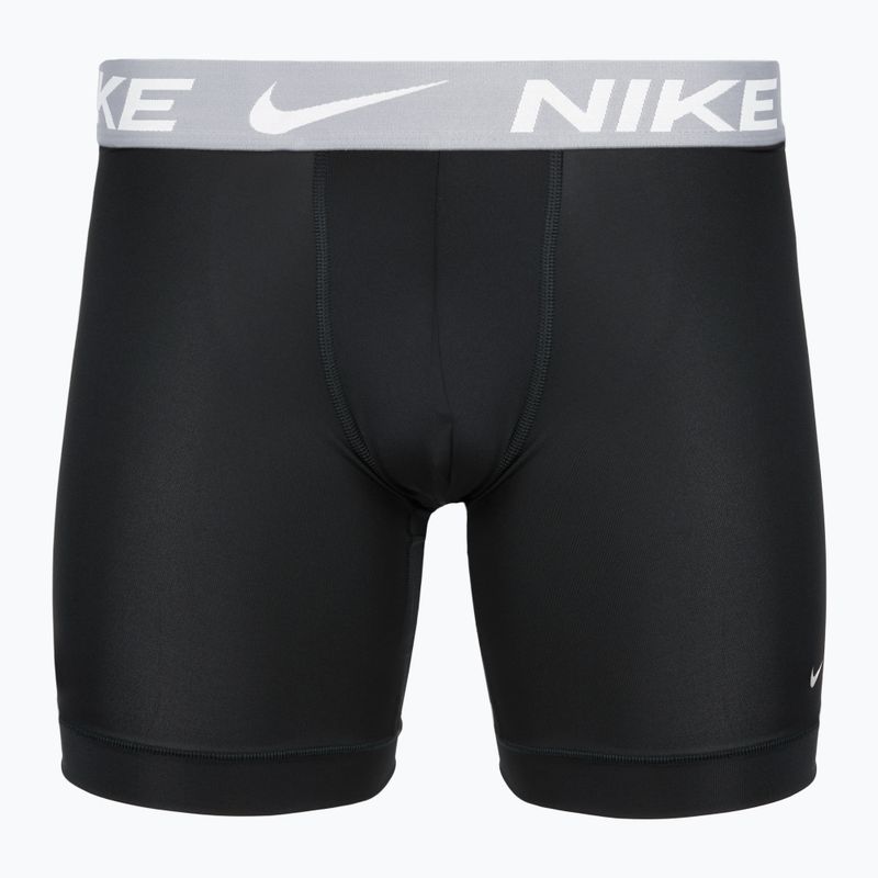Férfi boxeralsó Nike Essential Micro 3 pairs black/sapphire/wolf grey/team crimson 5