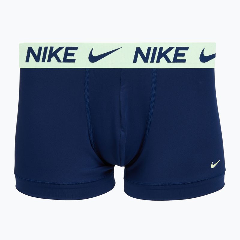 Férfi boxer nadrág Nike Dri-Fit Essential Micro Trunk 3 pairs navy 2