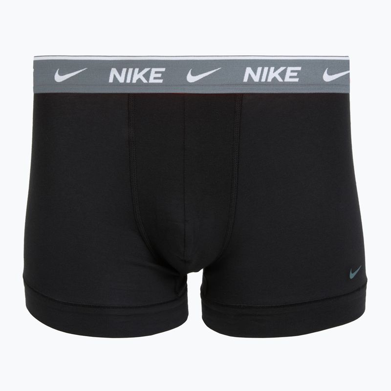 Férfi boxer nadrág Nike Cotton Stretch Trunk 2 pairs onyx 3