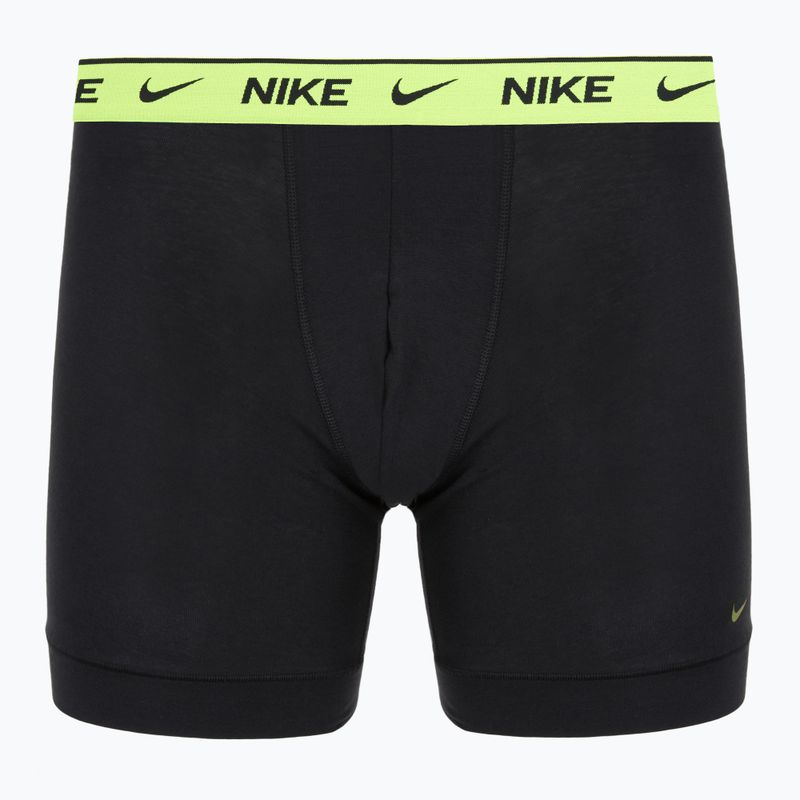 Férfi boxerek Nike Essential Cotton Stretch 5 pairs black/volt/pt red/game royal/sm green/un gold wb 6