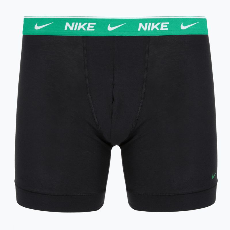 Férfi boxerek Nike Essential Cotton Stretch 5 pairs black/volt/pt red/game royal/sm green/un gold wb 7