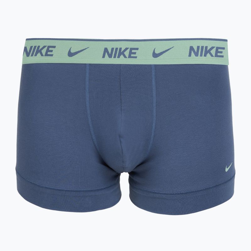 Férfi boxer nadrág Nike Cotton Stretch Trunk 3 pairs mineral 5
