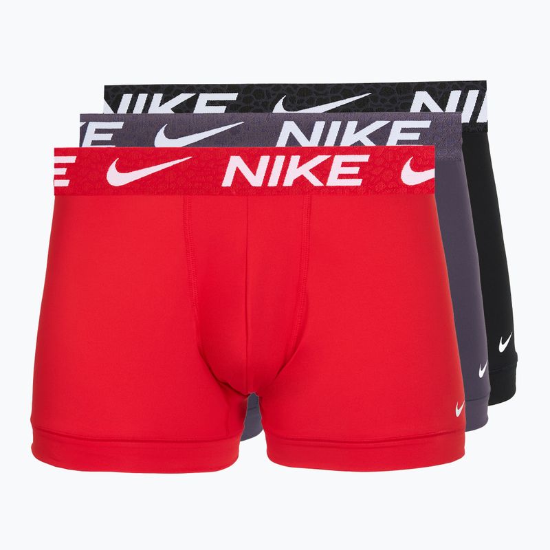 Férfi boxer nadrág Nike Dri-Fit Essential Micro Trunk 3 pairs sport red