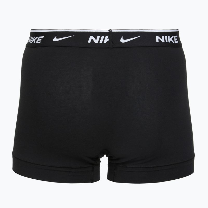 Férfi boxer nadrág Nike Cotton Stretch Trunk Black 2