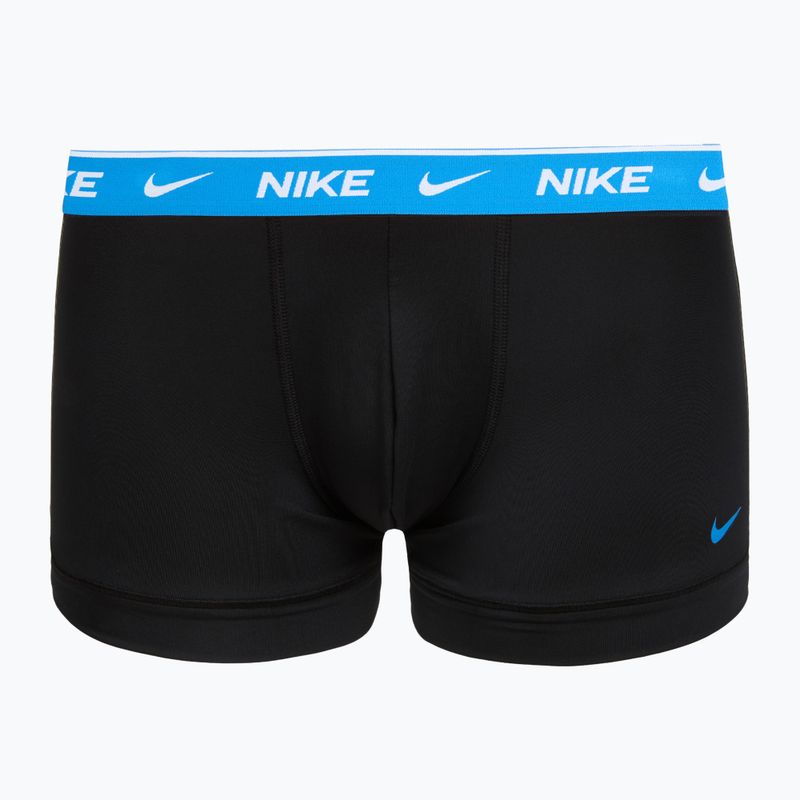Férfi boxer nadrág Nike Cotton Stretch Trunk 3 pack open black 2