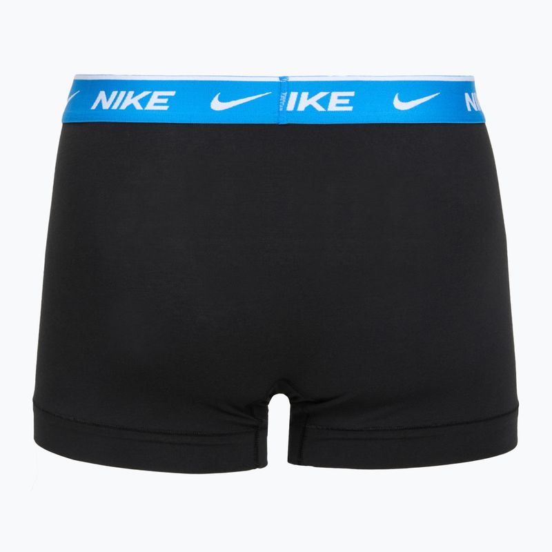 Férfi boxer nadrág Nike Cotton Stretch Trunk 3 pack open black 3