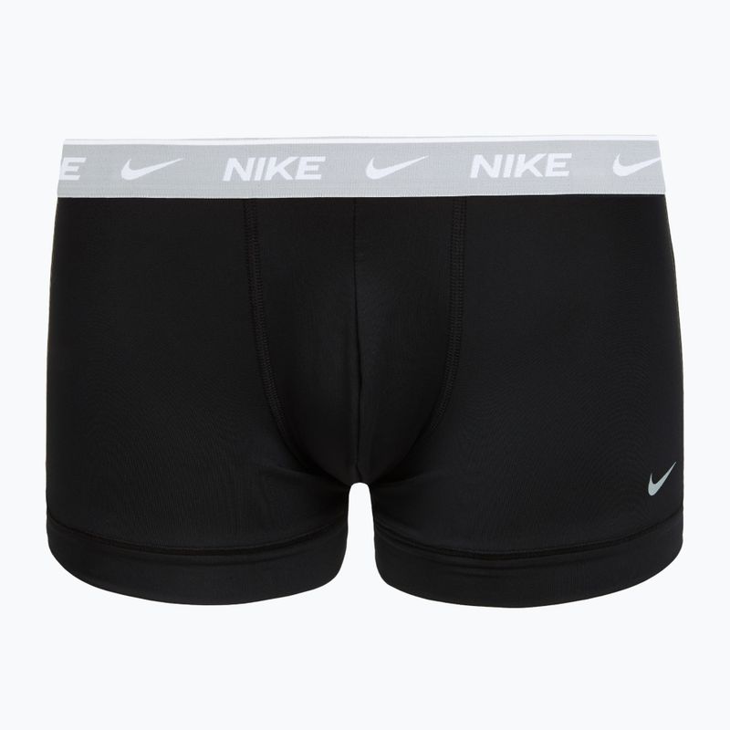 Férfi boxer nadrág Nike Cotton Stretch Trunk 3 pack open black 5
