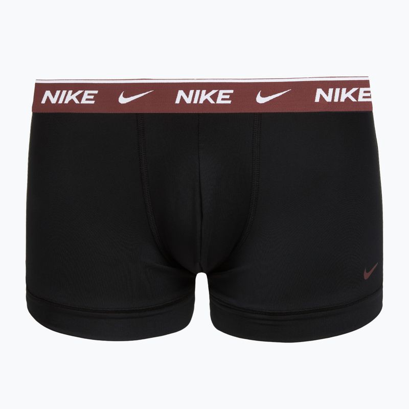 Férfi boxer nadrág Nike Cotton Stretch Trunk 3 pack open black 6