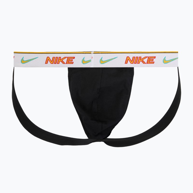 Férfi boxer nadrág Nike Cotton Stretch Jock Strap Steel Grey 2