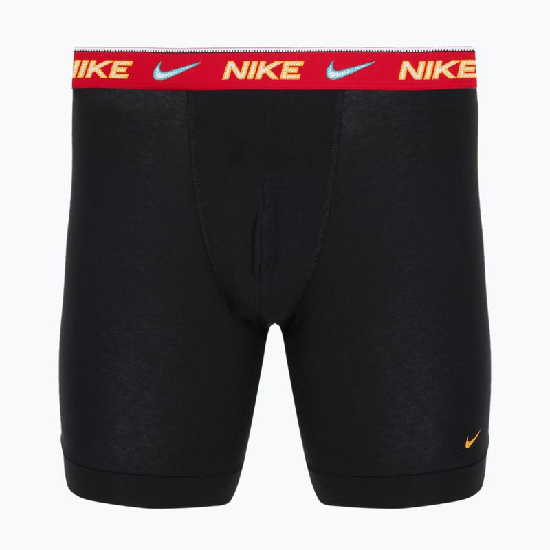 Férfi boxer nadrág Nike Long Boxer Brief steel grey 5