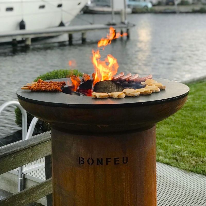 Kerti tűztál BonFeu Bonbiza corten 10
