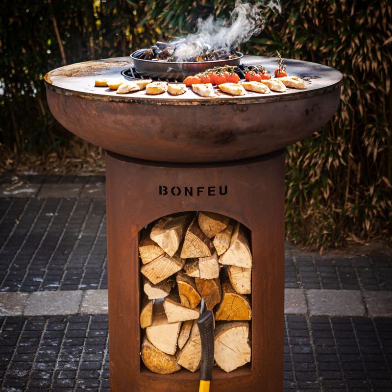 Kerti tűztál BonFeu BonBiza corten 10