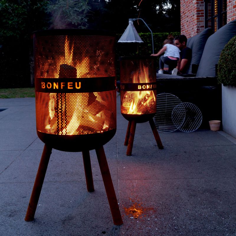 Kerti tűztál BonFeu BonVes corten 10