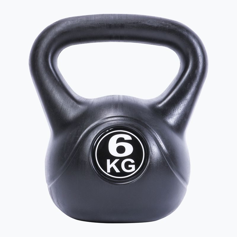 Kettlebell 6 kg Pure2Improve fekete P2I202090