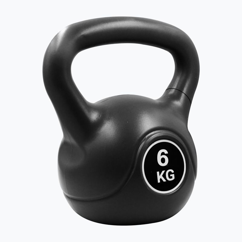 Kettlebell 6 kg Pure2Improve fekete P2I202090 2