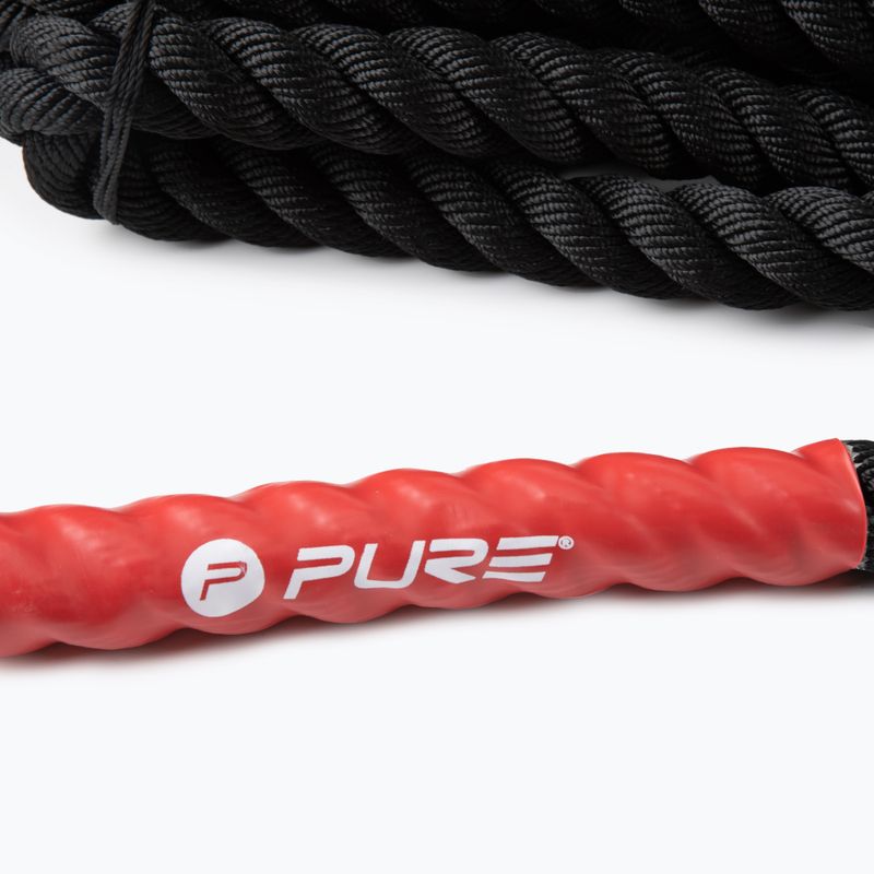 Pure2Improve edzőkötél Battle Rope 12 M fekete P2I200810 3
