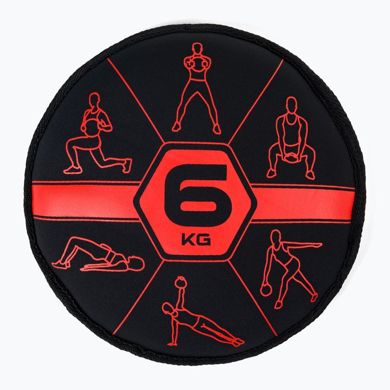 Homokzsák 6 kg Pure2Improve homokzsák fekete-piros P2I201230 2
