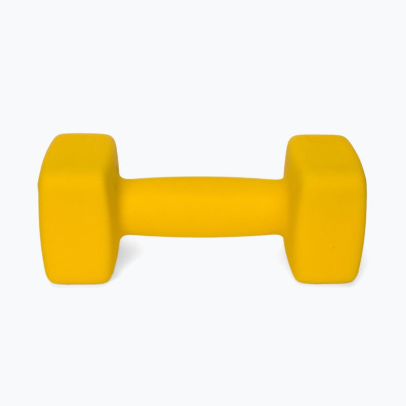 Neoprén súlyzó Pure2Improve 5 kg sárga P2I201430 4