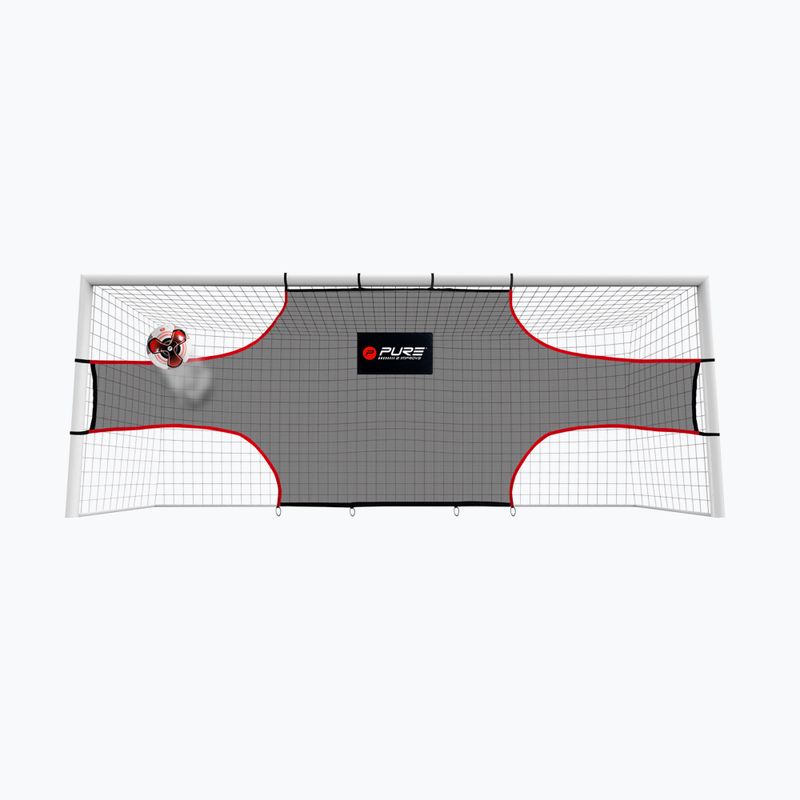 Pure2Improve 5 x 2 m edzőponyva fekete és piros 3911
