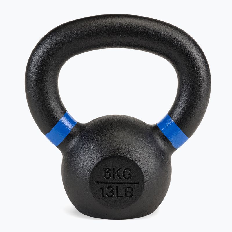 Kettlebell Pure2Improve 6kg fekete-kék P2I810080 2