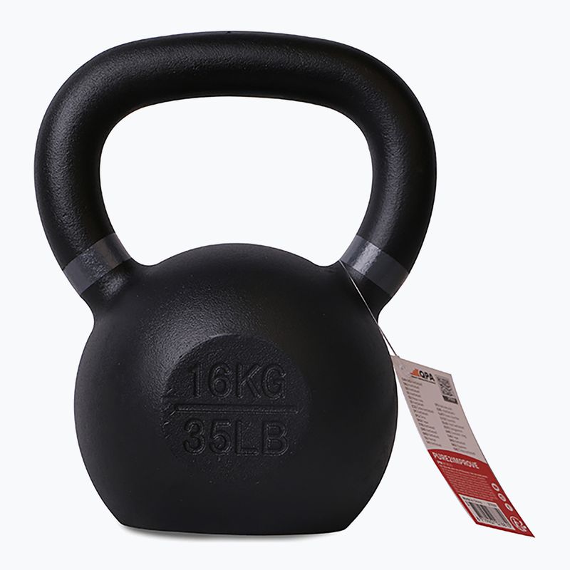 Kettlebell 16 kg Pure2Improve fekete P2I810110 3