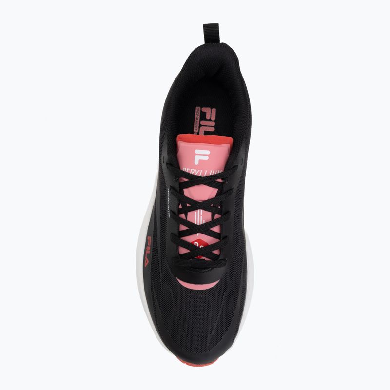 Női cipők FILA Beryllium black/fiery red 5