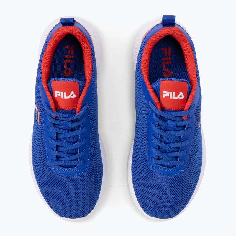 FILA Spitfire kék kvarc / fila piros gyermek cipő 4