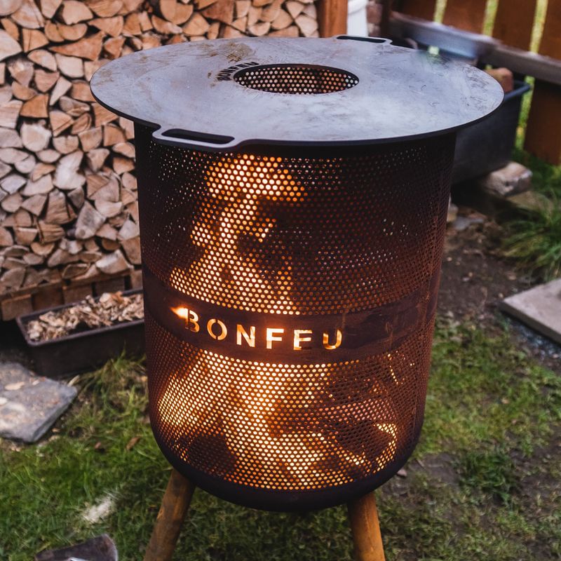 Kerti tűztál BonFeu BonVes black 8