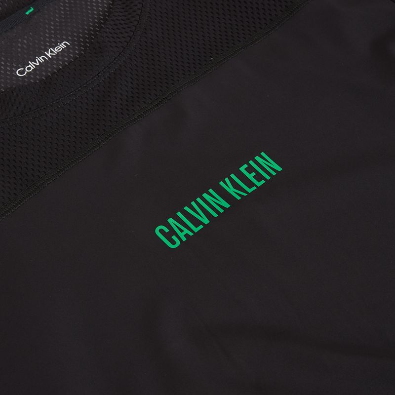 Férfi Calvin Klein LVGMS5K188 Baselayer fekete/zöld logós póló 3