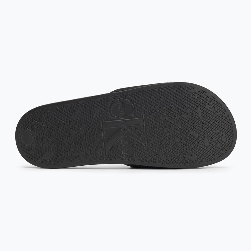 Calvin Klein férfi flip-flop YM0YM01282 HF Mono CV Triple Black Férfi szandálok 4