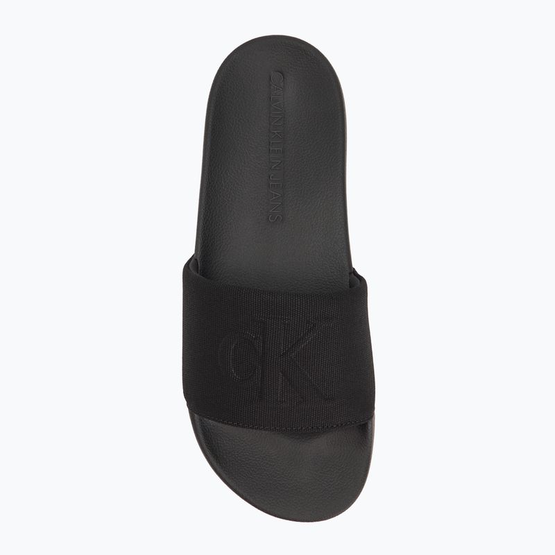 Calvin Klein férfi flip-flop YM0YM01282 HF Mono CV Triple Black Férfi szandálok 5
