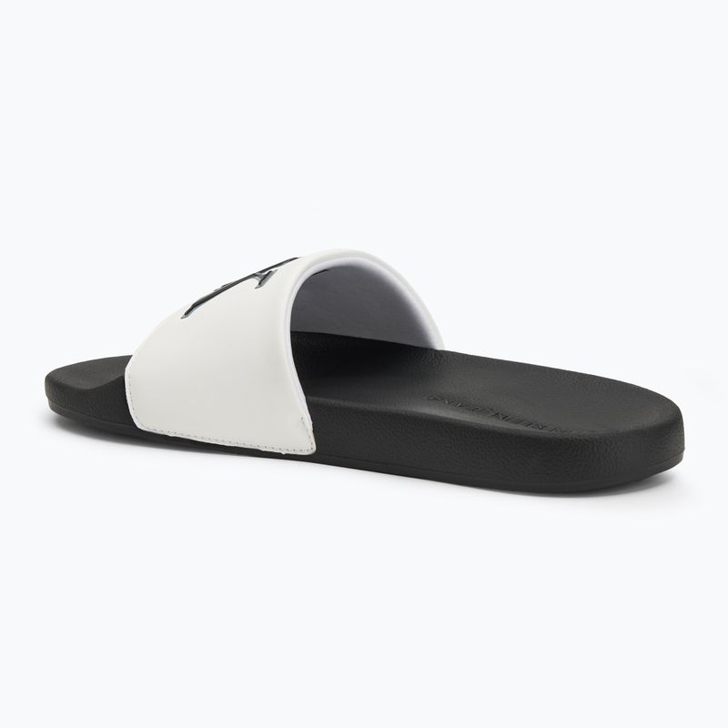 Calvin Klein férfi flip-flop YM0YM01281 Jelly Mono PU Bright White/Fekete 3