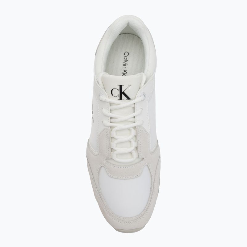 Calvin Klein Női cipő YW0YW01644 Runner Laceup Sock Mg Nylon Mix Bright White/Black Nylon Mix Fényes Fehér/Fekete 5