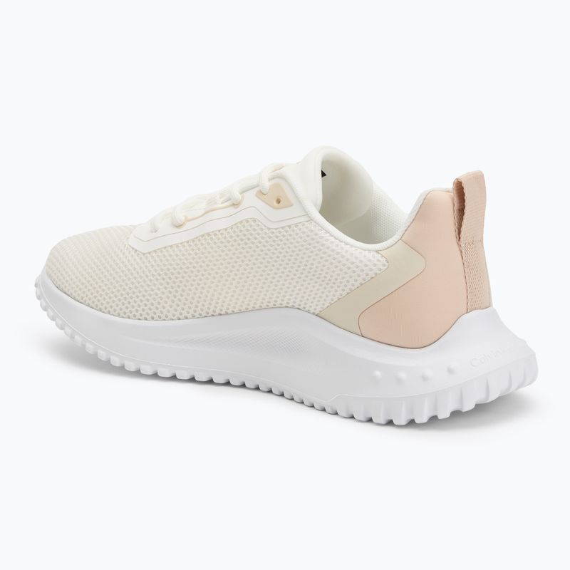 Calvin Klein női cipő YW0YW01851 Eva Runner L-Up Mix Mesh Logo Ck fényes fehér/fekete 3
