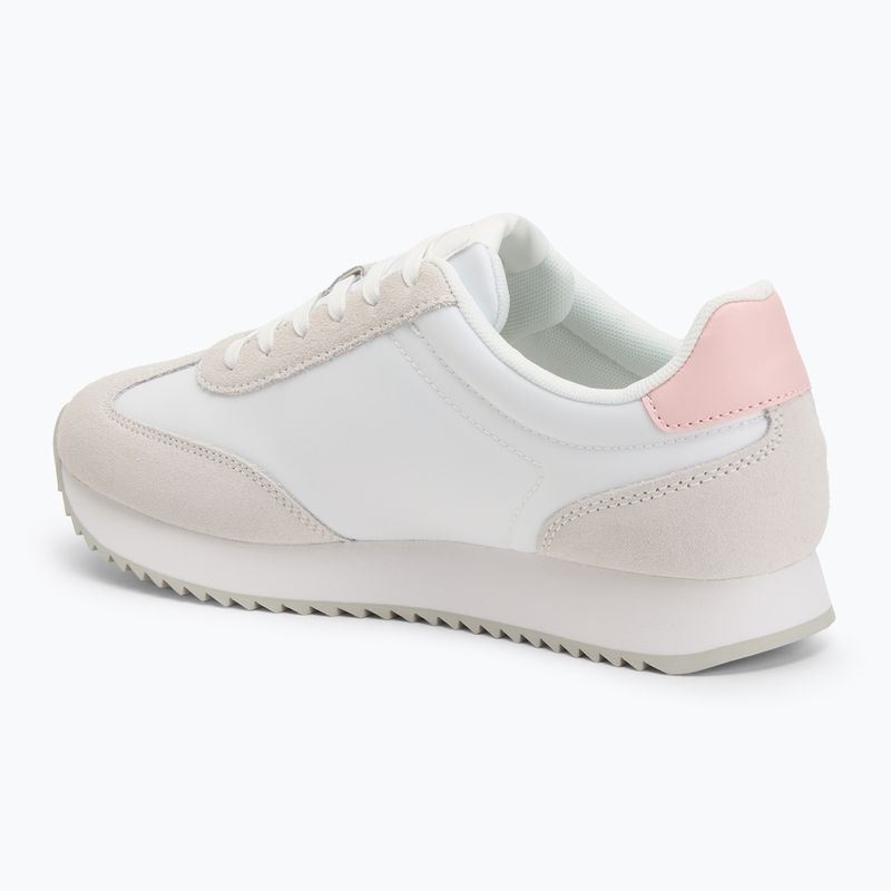 Calvin Klein Női cipő YW0YW01828 Caleup Mg Nylon Mix Világos fehér/édes rózsaszín 3