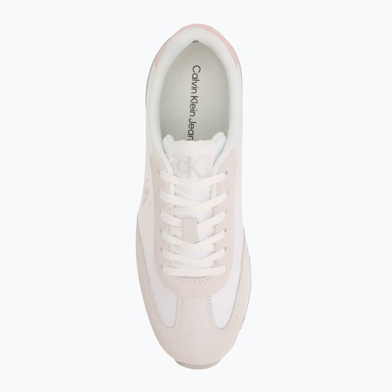 Calvin Klein Női cipő YW0YW01828 Caleup Mg Nylon Mix Világos fehér/édes rózsaszín 5