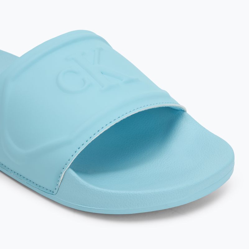Calvin Klein női flip-flop YW0YW01879 Pu Hf Mg kék danube 7