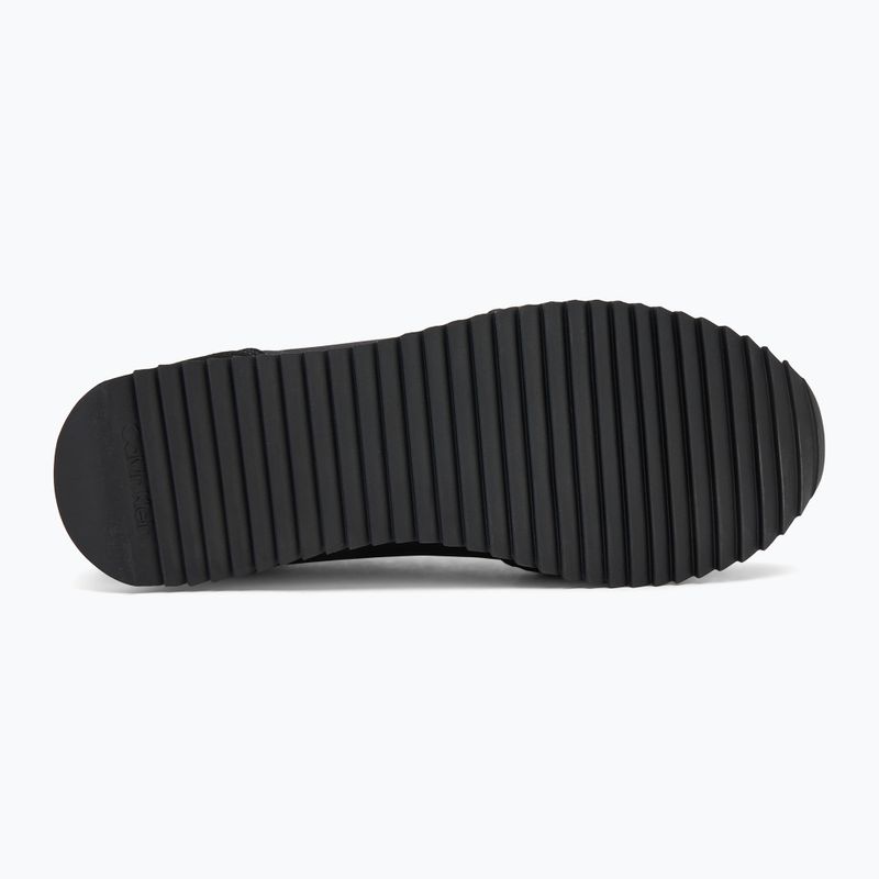 Női cipők Calvin Klein YW0YW01644 Runner Laceup Sock Mg Nylon Mix fekete 4