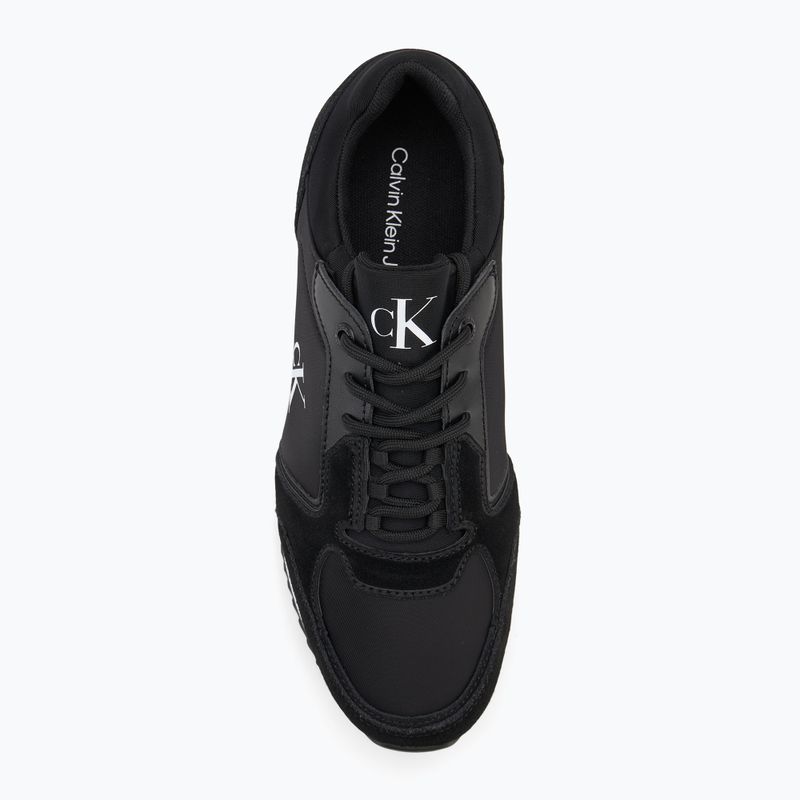 Női cipők Calvin Klein YW0YW01644 Runner Laceup Sock Mg Nylon Mix fekete 5