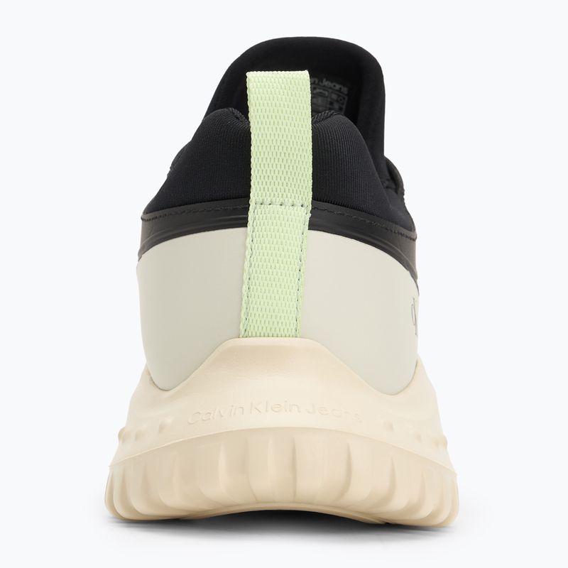 Calvin Klein női cipő YW0YW01855 Eva Runner Sock Mg Tech Mix fekete/pisztácia/fehér jade 6