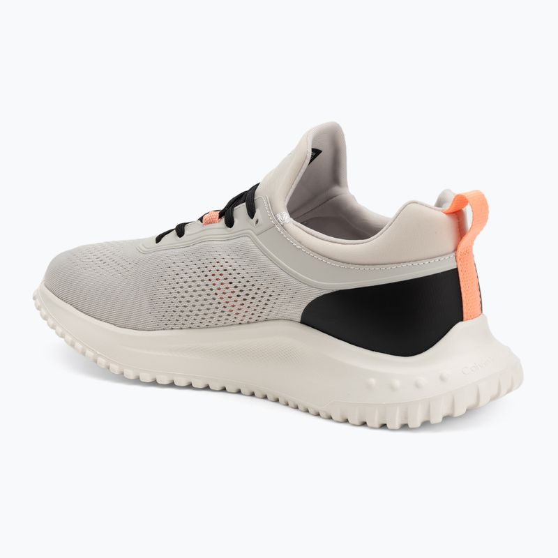 Calvin Klein női cipő YW0YW01855 Eva Runner Sock Mg Tech Mix monstruck/krémfehér/narancs 3